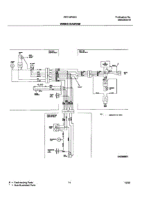 11 - Wiring Diagram parts for Frigidaire Refrigerator FRT18P6BSK0 from AppliancePartsPros.com