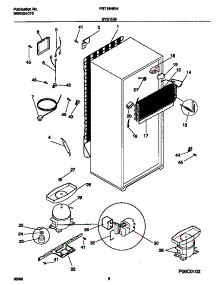 05 - System parts for Frigidaire Refrigerator FRT18NRHD0 from AppliancePartsPros.com