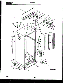 03 - Cabinet Parts parts for Frigidaire Refrigerator FRT18PRAW0 from AppliancePartsPros.com