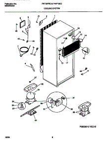 05 - Cooling System parts for Frigidaire Refrigerator FRT18PRCW0 from AppliancePartsPros.com
