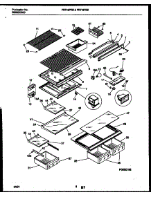 05 - Shelves And Supports parts for Frigidaire Refrigerator FRT18PRBW0 from AppliancePartsPros.com