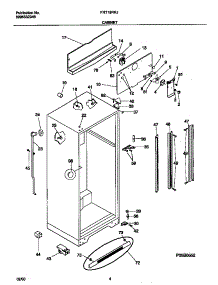 03 - Cabinet parts for Frigidaire Refrigerator FRT18RRJW0 from AppliancePartsPros.com