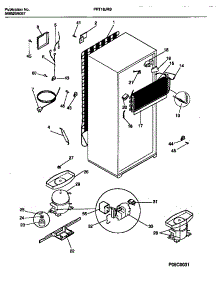 05 - Cooling System parts for Frigidaire Refrigerator FRT18JRBD1 from AppliancePartsPros.com