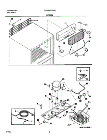 09 - System parts for Frigidaire Refrigerator FRT18KG3CW0 from AppliancePartsPros.com
