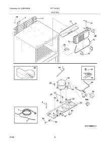 09 - System parts for Frigidaire Refrigerator FRT18KG4DW9 from AppliancePartsPros.com
