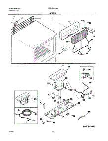 09 - System parts for Frigidaire Refrigerator FRT18KC3BW0 from AppliancePartsPros.com