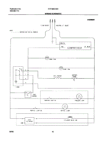 10 - Wiring Schematic parts for Frigidaire Refrigerator FRT18KC3BW0 from AppliancePartsPros.com