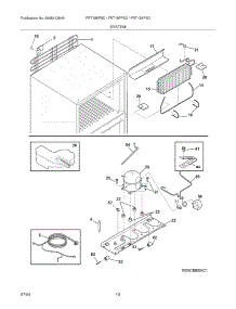 09 - System parts for Frigidaire Refrigerator FRT18KP5DK0 from AppliancePartsPros.com