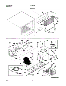 09 - System parts for Frigidaire Refrigerator FRT18G5AT9 from AppliancePartsPros.com