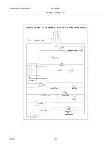 12 - Wiring Schematic parts for Frigidaire Refrigerator FRT18G6JW7 from AppliancePartsPros.com