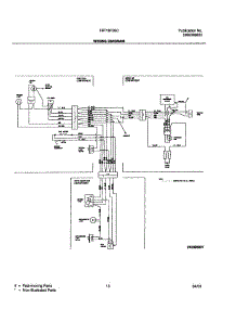 13 - Wiring Diagram parts for Frigidaire Refrigerator FRT18FS6CQ0 from AppliancePartsPros.com