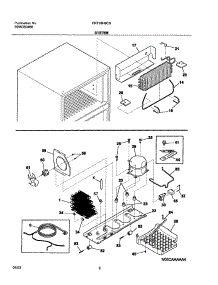 09 - System parts for Frigidaire Refrigerator FRT18H6CSK0 from AppliancePartsPros.com