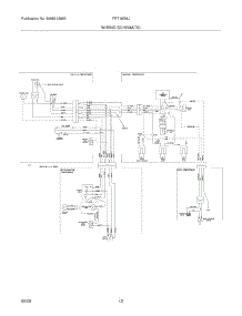 12 - Wiring Schematic parts for Frigidaire Refrigerator FRT18G6JB1 from AppliancePartsPros.com