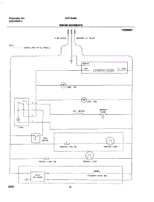 12 - Wiring Schematic parts for Frigidaire Refrigerator FRT18H6CB1 from AppliancePartsPros.com