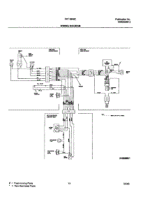 13 - Wiring Diagram parts for Frigidaire Refrigerator FRT18H6CB1 from AppliancePartsPros.com