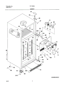05 - Cabinet parts for Frigidaire Refrigerator FRT18R6AQ2 from AppliancePartsPros.com