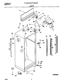 03 - Cabinet parts for Frigidaire Refrigerator FRT18QRCW5 from AppliancePartsPros.com