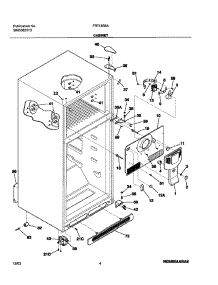 05 - Cabinet parts for Frigidaire Refrigerator FRT18S6AQ6 from AppliancePartsPros.com