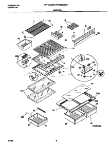 04 - Shelves parts for Frigidaire Refrigerator FRT18SJGW1 from AppliancePartsPros.com