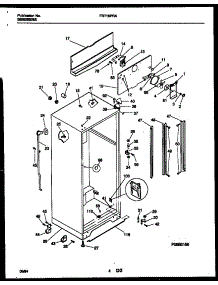 03 - Cabinet Parts parts for Frigidaire Refrigerator FRT18PRAD3 from AppliancePartsPros.com