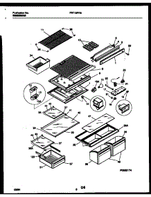 05 - Shelves And Supports parts for Frigidaire Refrigerator FRT18PRAD3 from AppliancePartsPros.com