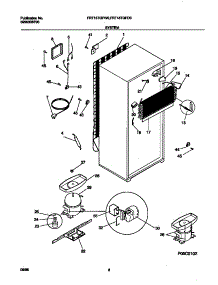 05 - System parts for Frigidaire Refrigerator FRT18TGFW0 from AppliancePartsPros.com