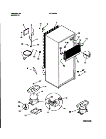 05 - Cooling System parts for Frigidaire Refrigerator FRT18PRAW4 from AppliancePartsPros.com