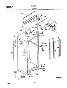 03 - Cabinet parts for Frigidaire Refrigerator FRT18QSFW0 from AppliancePartsPros.com