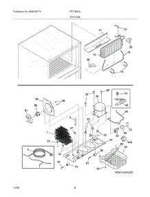 09 - System parts for Frigidaire Refrigerator FRT18S6AWR from AppliancePartsPros.com