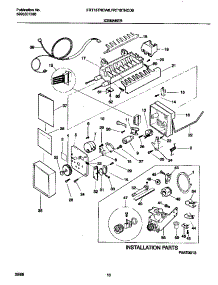 06 - Ice Maker parts for Frigidaire Refrigerator FRT18TNCW6 from AppliancePartsPros.com