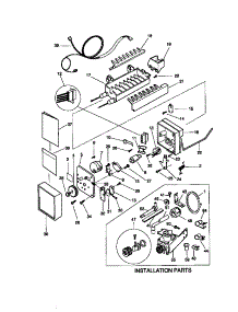 06 - Ice Maker parts for Frigidaire Refrigerator FRT18TSCW0 from AppliancePartsPros.com