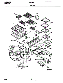 04 - Shelves parts for Frigidaire Refrigerator FRT20NGCD7 from AppliancePartsPros.com