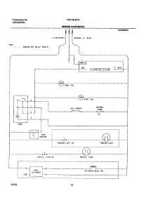 12 - Wiring Schematic parts for Frigidaire Refrigerator FRT18LR7AQA from AppliancePartsPros.com