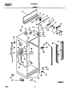 03 - Cabinet parts for Frigidaire Refrigerator FRT18QGFW0 from AppliancePartsPros.com