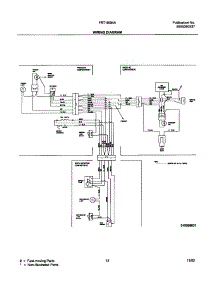 13 - Wiring Diagram parts for Frigidaire Refrigerator FRT18IB4AZ6 from AppliancePartsPros.com