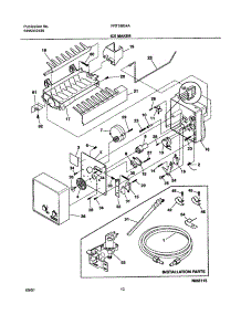 11 - Ice Maker parts for Frigidaire Refrigerator FRT18IG4AW2 from AppliancePartsPros.com