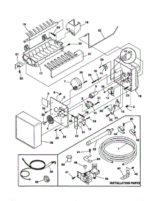 06 - Ice Maker parts for Frigidaire Refrigerator FRT18INLHW1 from AppliancePartsPros.com