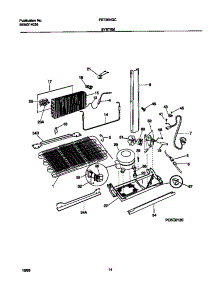 05 - System parts for Frigidaire Refrigerator FRT20NGCB9 from AppliancePartsPros.com