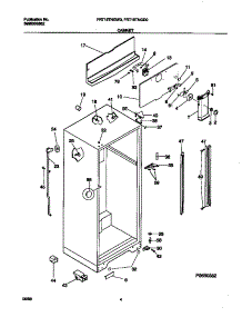 03 - Cabinet parts for Frigidaire Refrigerator FRT18TNGW0 from AppliancePartsPros.com