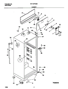 03 - Cabinet parts for Frigidaire Refrigerator FRT18TPHW0 from AppliancePartsPros.com
