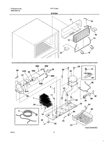 09 - System parts for Frigidaire Refrigerator FRT21B4AW0 from AppliancePartsPros.com
