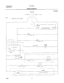 10 - Wiring Schematic parts for Frigidaire Refrigerator FRT21B4AW0 from AppliancePartsPros.com
