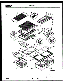 04 - Shelves And Supports parts for Frigidaire Refrigerator FRT18TRBD0 from AppliancePartsPros.com