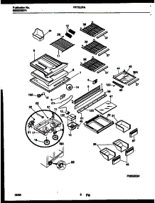 05 - Shelves And Supports parts for Frigidaire Refrigerator FRT20JRAD0 from AppliancePartsPros.com