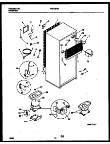 06 - System And Automatic Defrost Parts parts for Frigidaire Refrigerator FRT19PRAW1 from AppliancePartsPros.com