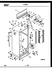 04 - Cabinet Parts parts for Frigidaire Refrigerator FRT19PRBW0 from AppliancePartsPros.com