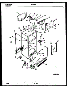 03 - Cabinet Parts parts for Frigidaire Refrigerator FRT20JRAW0 from AppliancePartsPros.com