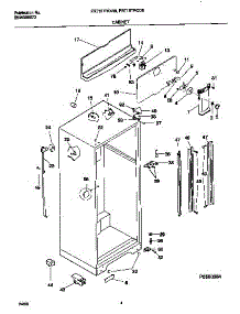 03 - Cabinet parts for Frigidaire Refrigerator FRT18TRCD5 from AppliancePartsPros.com