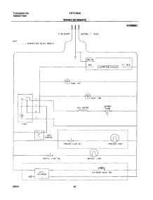 10 - Wiring Schematic parts for Frigidaire Refrigerator FRT21B4AW4 from AppliancePartsPros.com