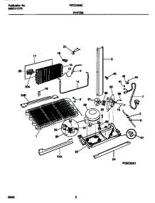 05 - System parts for Frigidaire Refrigerator FRT20NGCW7 from AppliancePartsPros.com